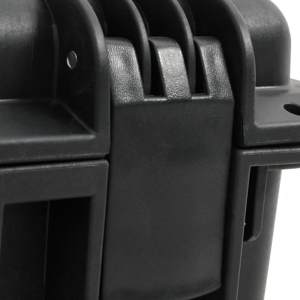 Flightcase draagbaar 50,5x37x14,5 cm PP zwart is nu te koop bij PeponiXL, paradijselijk wonen!