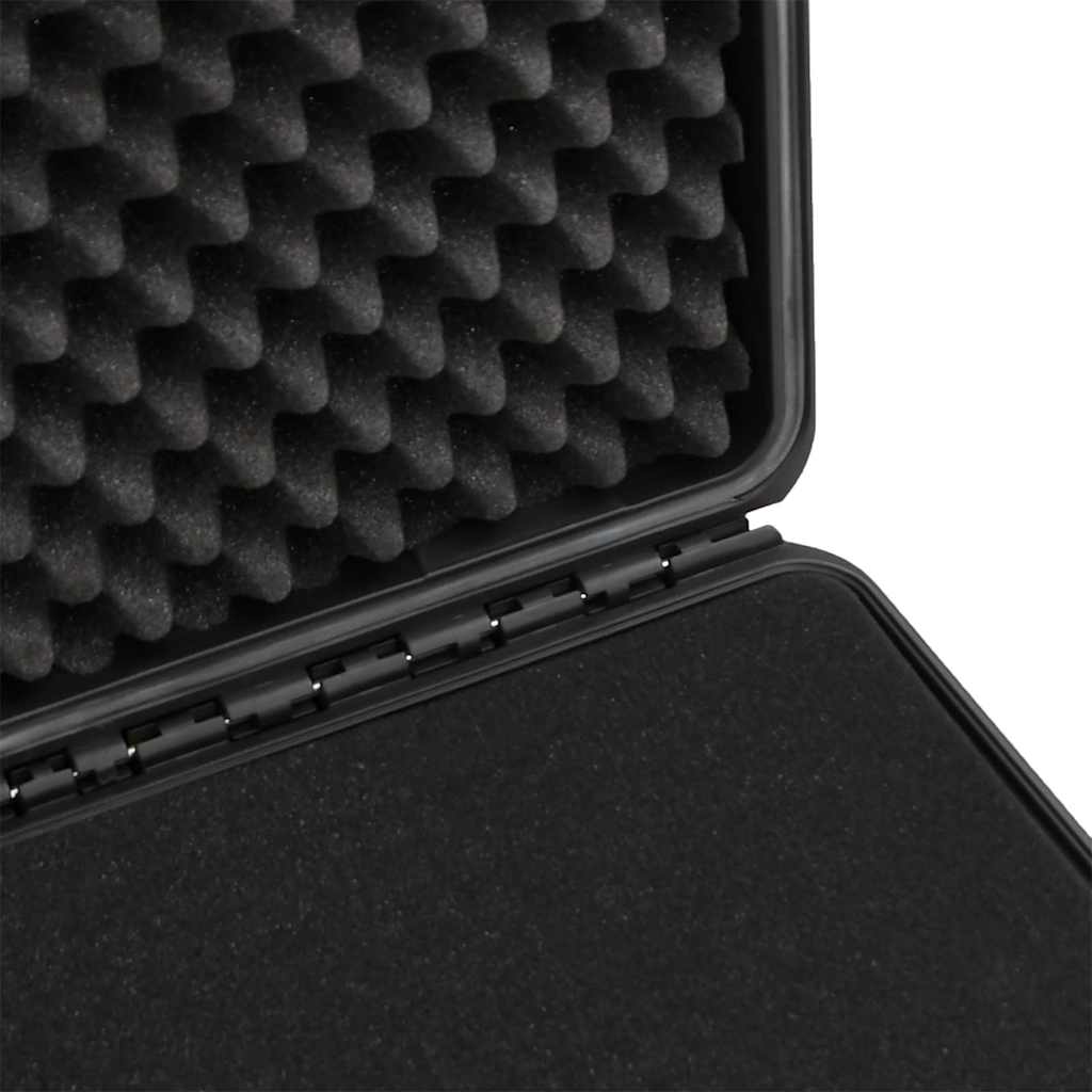 Flightcase draagbaar 54x41,5x29 cm PP zwart is nu te koop bij PeponiXL, paradijselijk wonen!