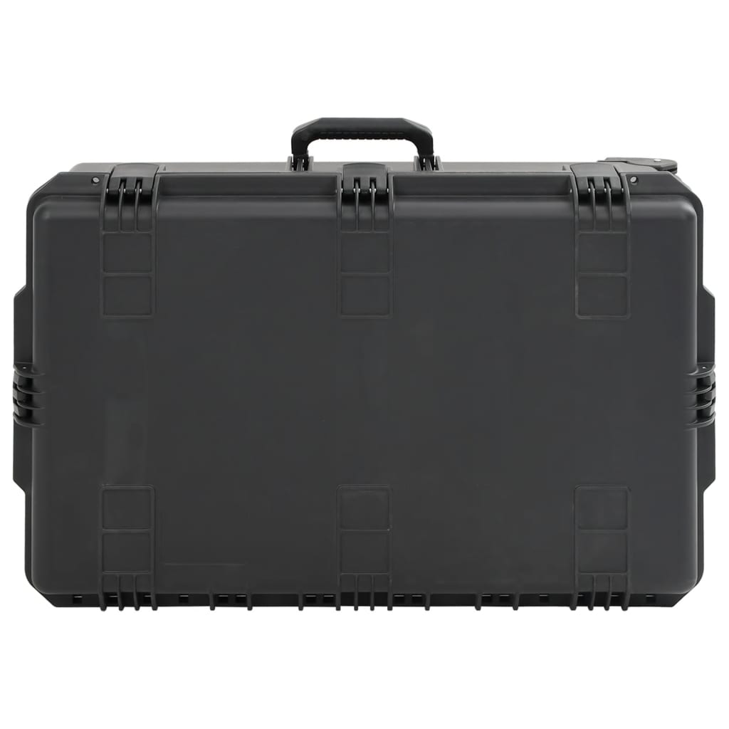 Flightcase draagbaar 79,5x51,5x30,5 cm PP zwart is nu te koop bij PeponiXL, paradijselijk wonen!