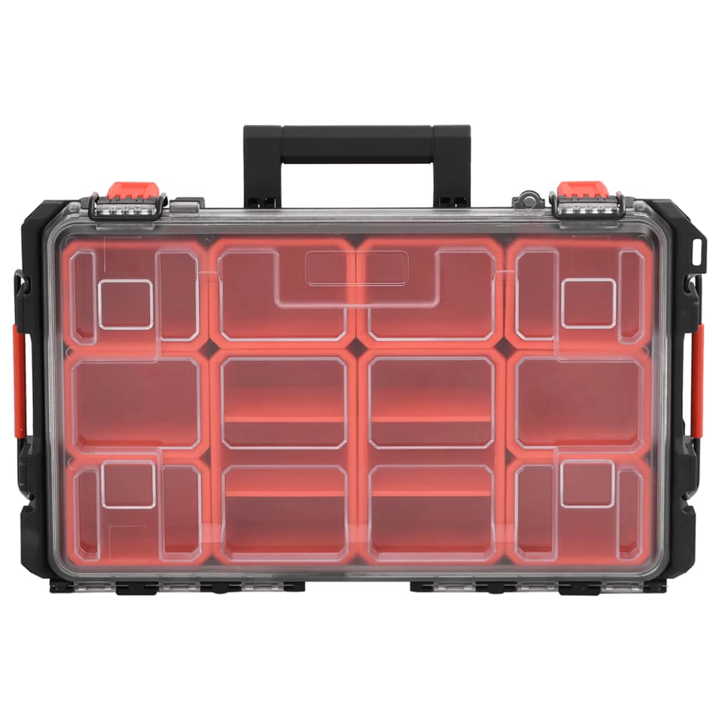 Flightcase draagbaar 55,5x34,5x13,5 cm PP zwart is nu te koop bij PeponiXL, paradijselijk wonen!