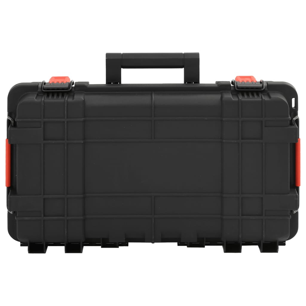 Flightcase draagbaar 56,5x34x16 cm PP zwart is nu te koop bij PeponiXL, paradijselijk wonen!