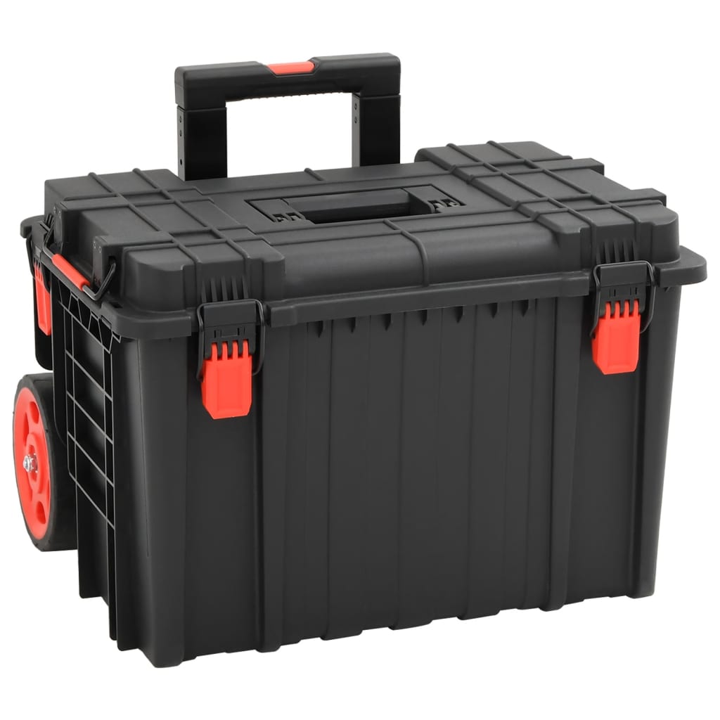 Flightcase draagbaar 56,5x45,5x48 cm PP zwart is nu te koop bij PeponiXL, paradijselijk wonen!