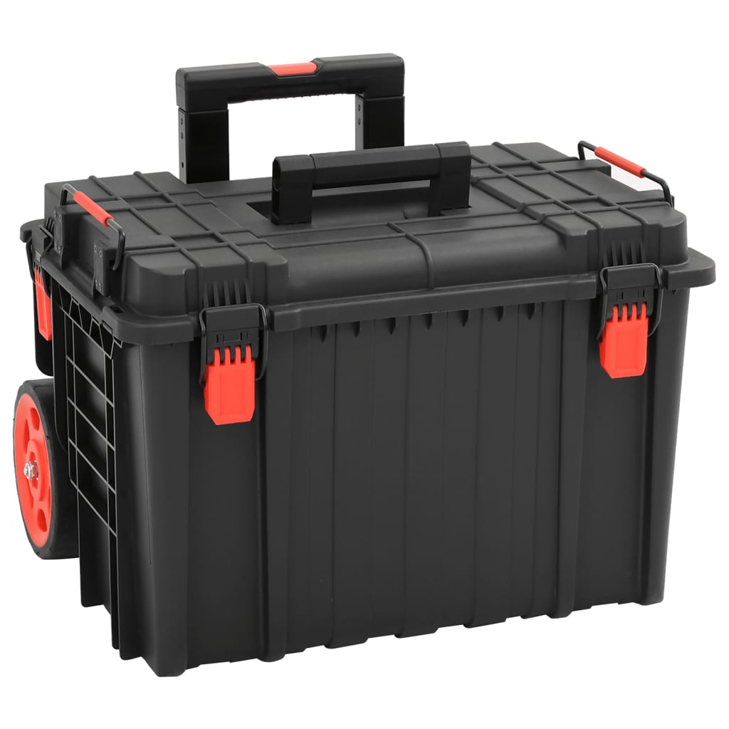 Flightcase draagbaar 56,5x45,5x48 cm PP zwart is nu te koop bij PeponiXL, paradijselijk wonen!