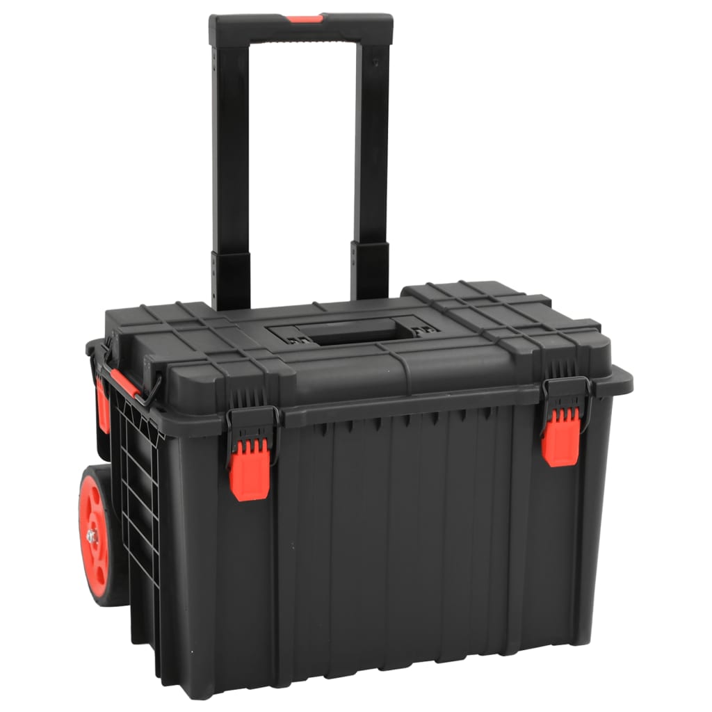 Flightcase draagbaar 56,5x45,5x48 cm PP zwart is nu te koop bij PeponiXL, paradijselijk wonen!