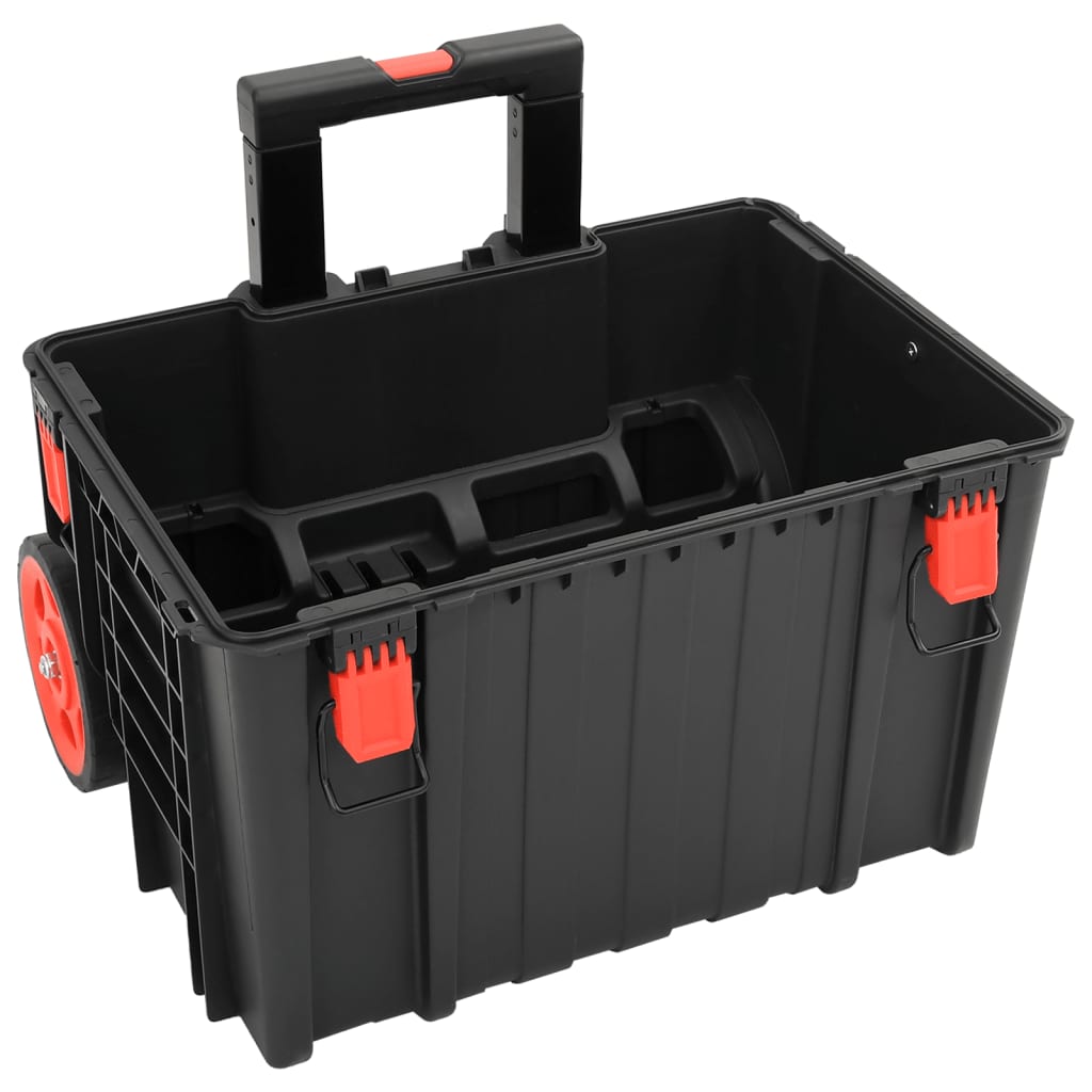 Flightcase draagbaar 56,5x45,5x48 cm PP zwart is nu te koop bij PeponiXL, paradijselijk wonen!