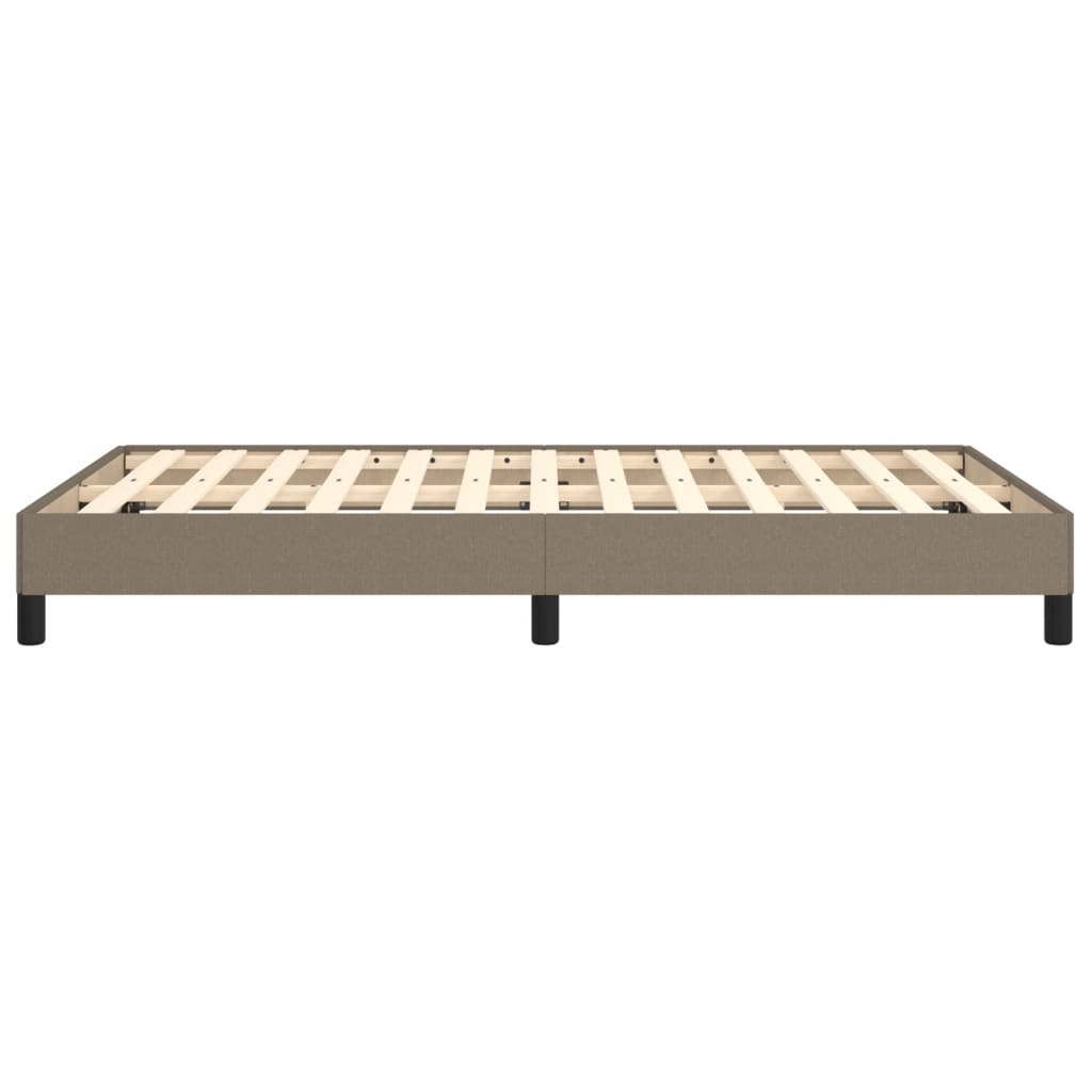 Bedframe zonder matras 120x190 cm stof taupe is nu te koop bij PeponiXL, paradijselijk wonen!