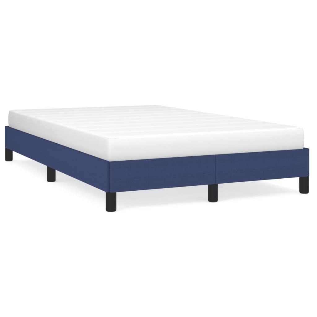 Bedframe zonder matras 120x190 cm stof blauw is nu te koop bij PeponiXL, paradijselijk wonen!