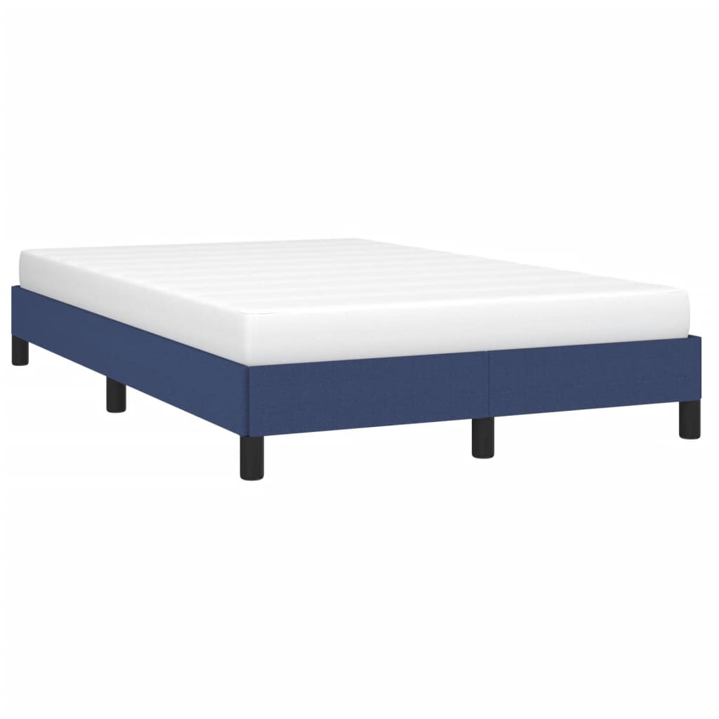 Bedframe zonder matras 120x190 cm stof blauw is nu te koop bij PeponiXL, paradijselijk wonen!