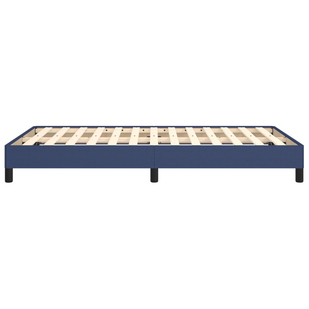 Bedframe zonder matras 120x190 cm stof blauw is nu te koop bij PeponiXL, paradijselijk wonen!