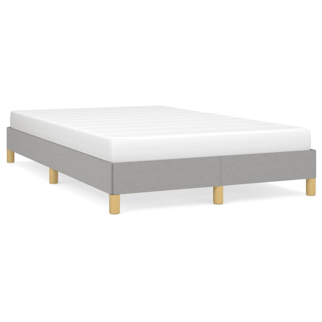 Bedframe zonder matras 120x190 cm stof lichtgrijs is nu te koop bij PeponiXL, paradijselijk wonen!