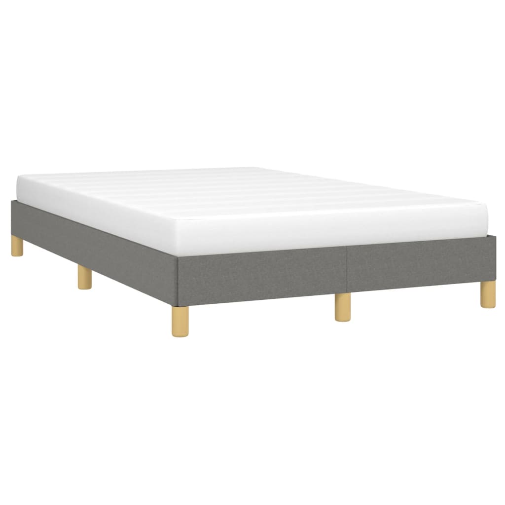 Bedframe zonder matras 120x190 cm stof donkergrijs is nu te koop bij PeponiXL, paradijselijk wonen!