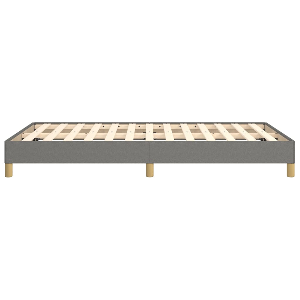 Bedframe zonder matras 120x190 cm stof donkergrijs is nu te koop bij PeponiXL, paradijselijk wonen!