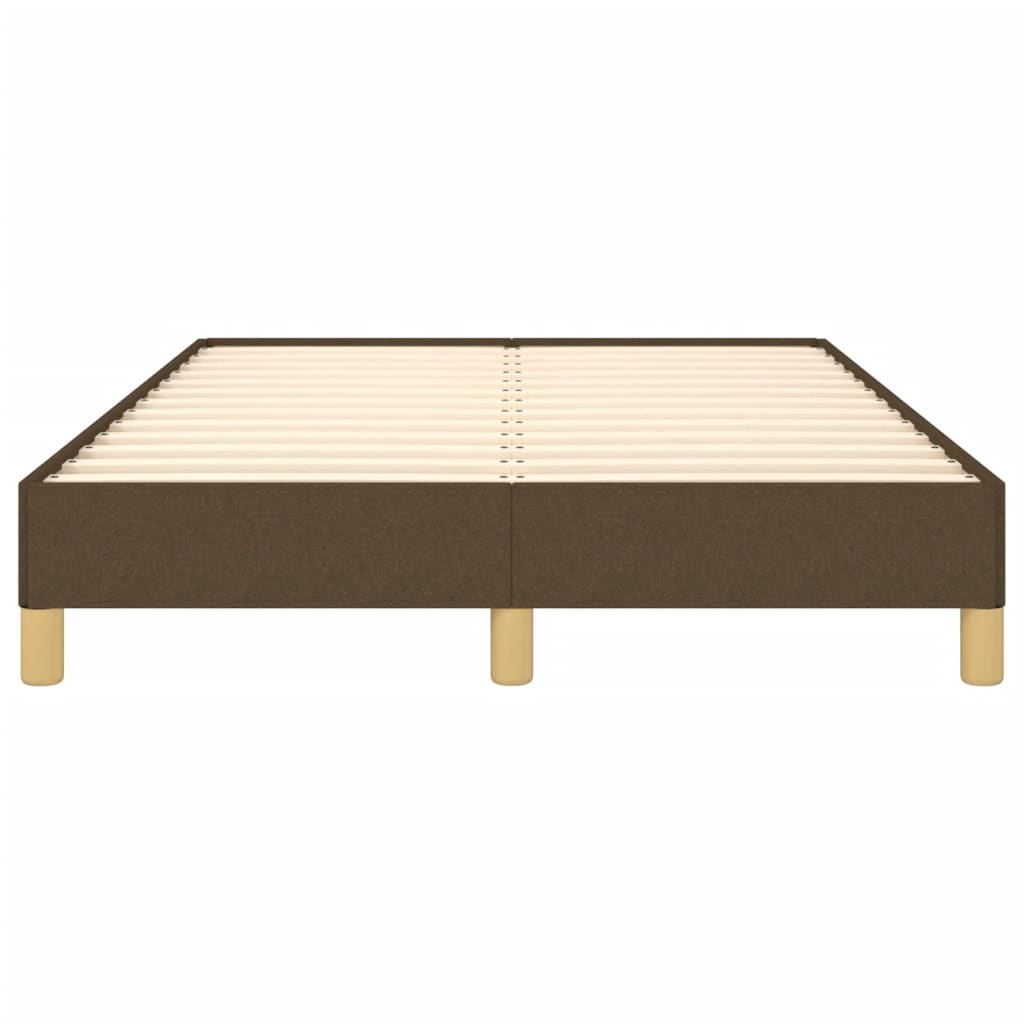 Bedframe zonder matras 120x190 cm stof donkerbruin is nu te koop bij PeponiXL, paradijselijk wonen!