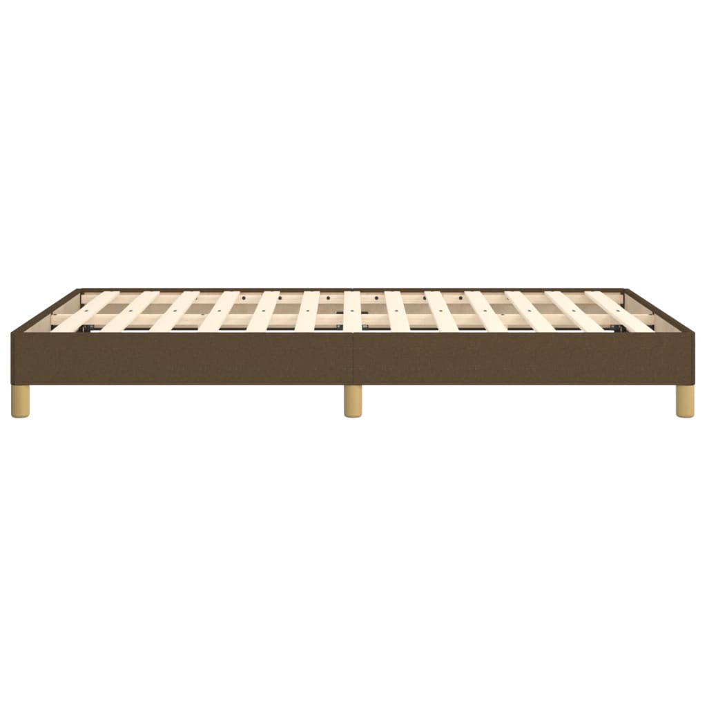 Bedframe zonder matras 120x190 cm stof donkerbruin is nu te koop bij PeponiXL, paradijselijk wonen!