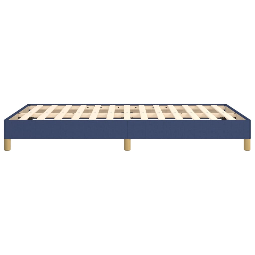 Bedframe zonder matras 120x190 cm stof blauw is nu te koop bij PeponiXL, paradijselijk wonen!