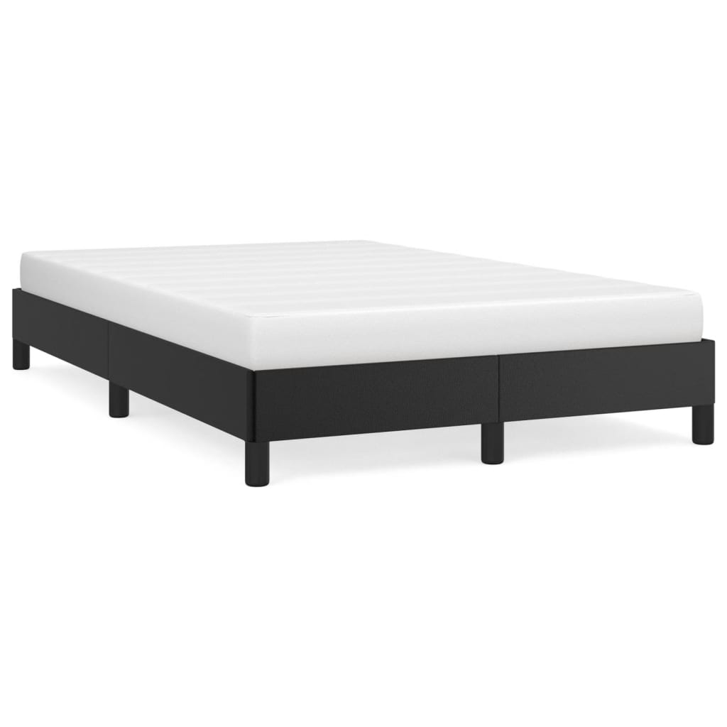 Bedframe zonder matras 120x190 cm kunstleer zwart is nu te koop bij PeponiXL, paradijselijk wonen!