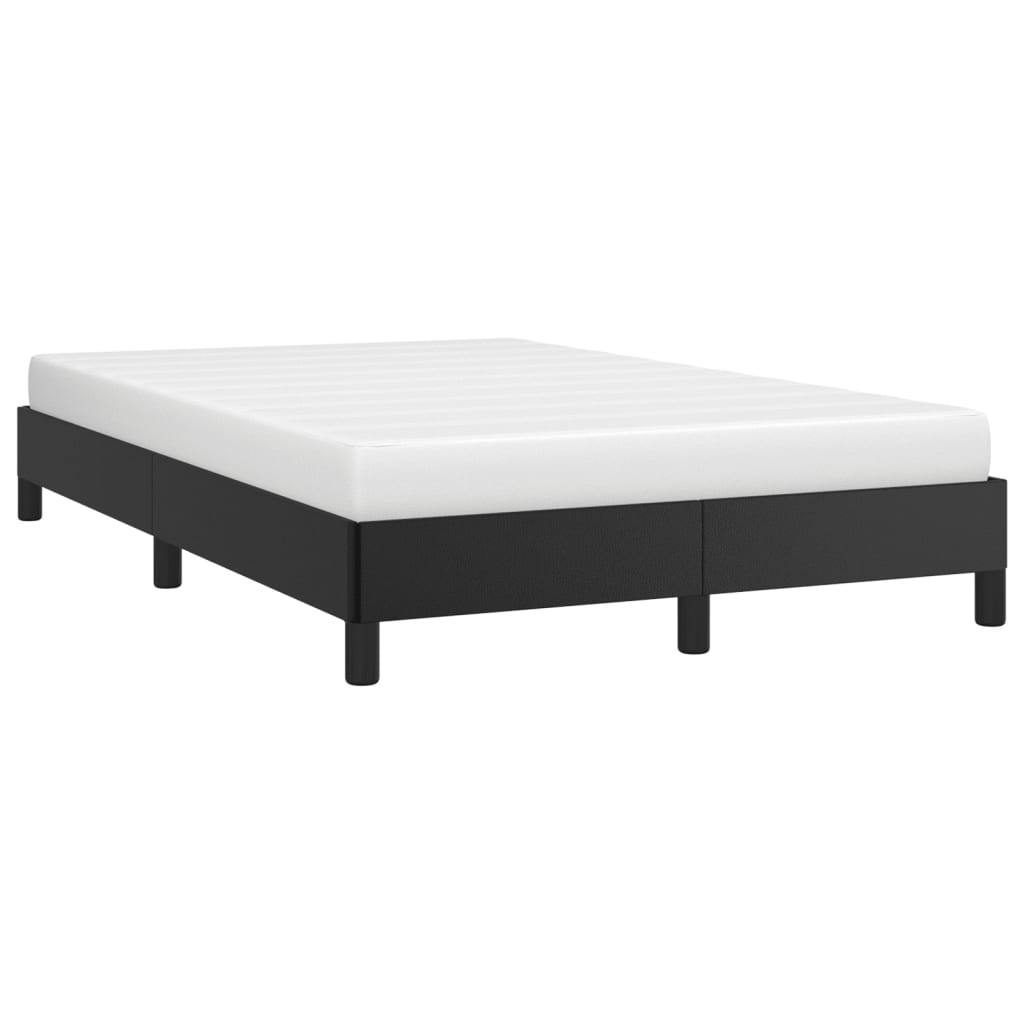 Bedframe zonder matras 120x190 cm kunstleer zwart is nu te koop bij PeponiXL, paradijselijk wonen!