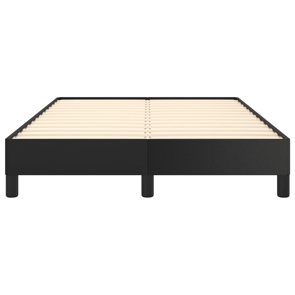 Bedframe zonder matras 120x190 cm kunstleer zwart is nu te koop bij PeponiXL, paradijselijk wonen!