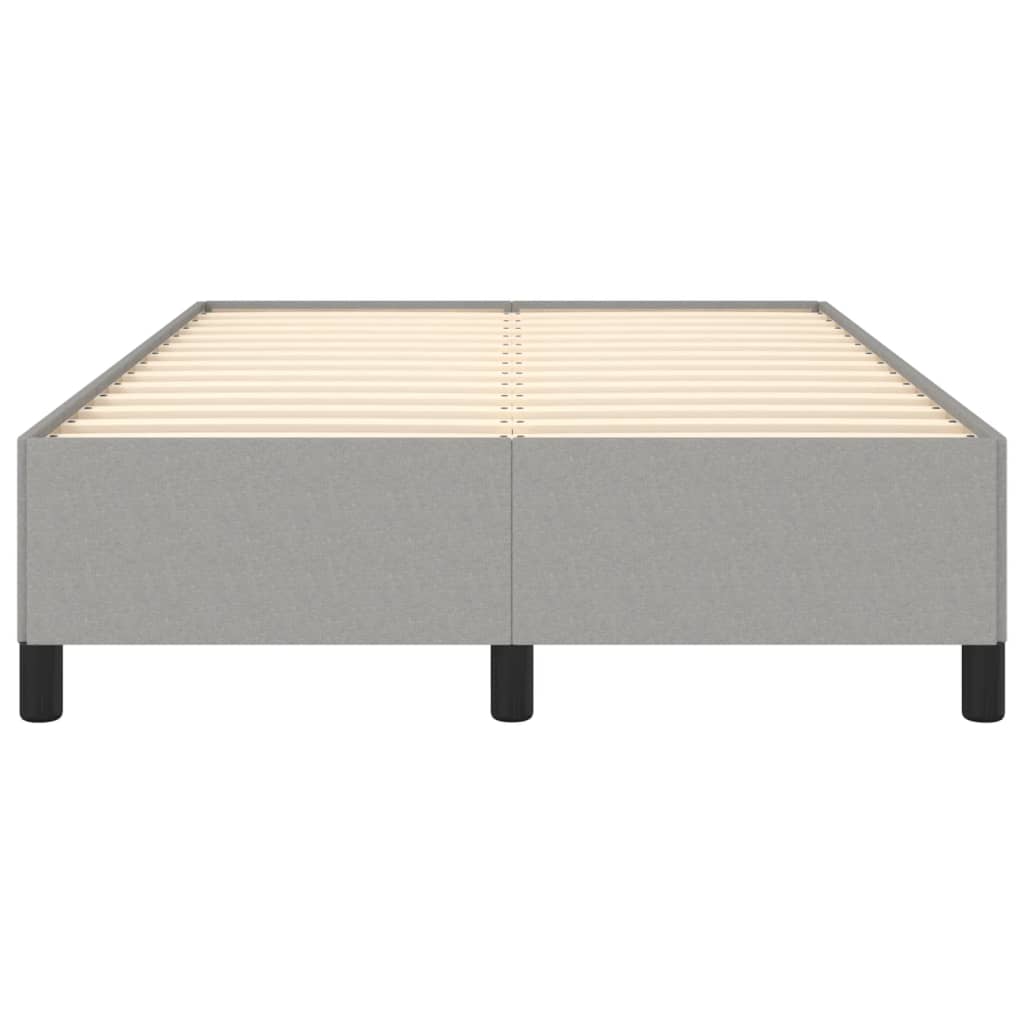 Bedframe zonder matras 120x190 cm stof lichtgrijs