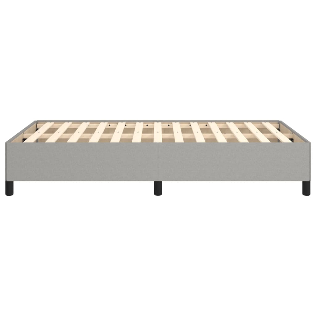 Bedframe zonder matras 120x190 cm stof lichtgrijs