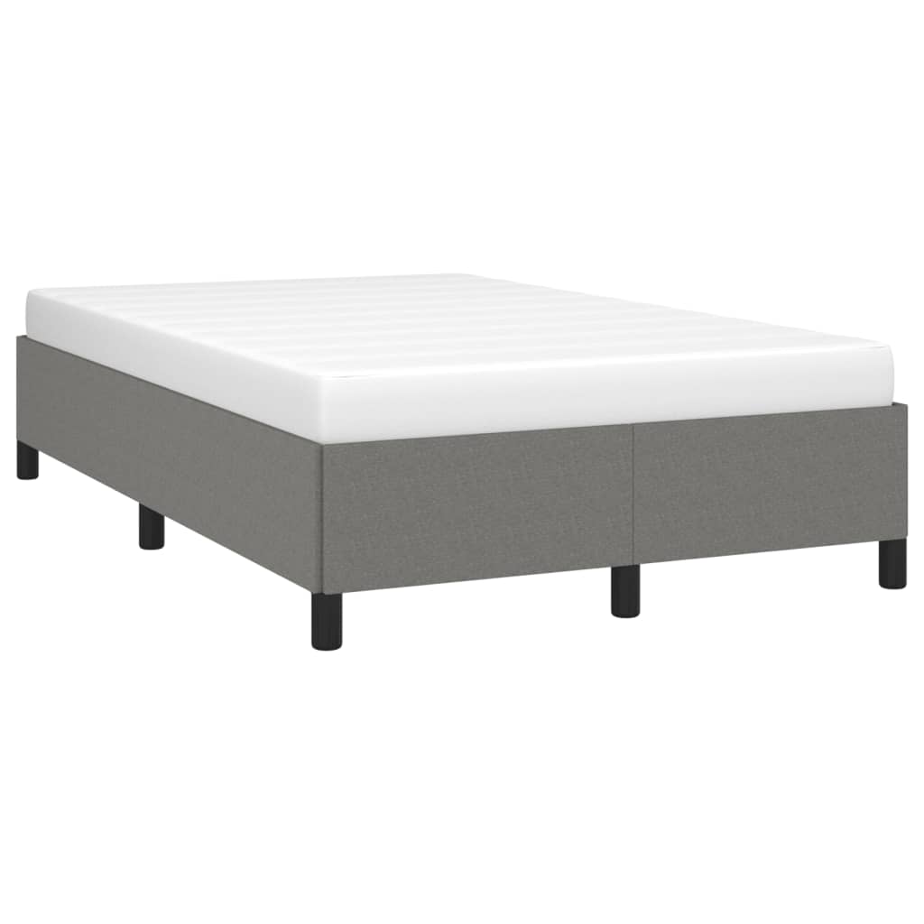 Bedframe zonder matras 120x190 cm stof donkergrijs is nu te koop bij PeponiXL, paradijselijk wonen!