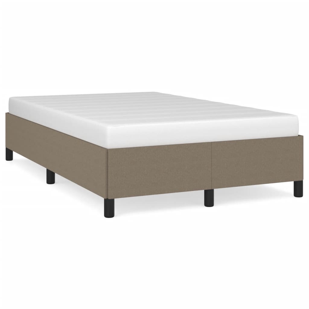 Bedframe zonder matras 120x190 cm stof taupe is nu te koop bij PeponiXL, paradijselijk wonen!