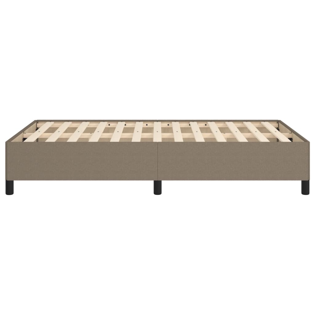 Bedframe zonder matras 120x190 cm stof taupe is nu te koop bij PeponiXL, paradijselijk wonen!