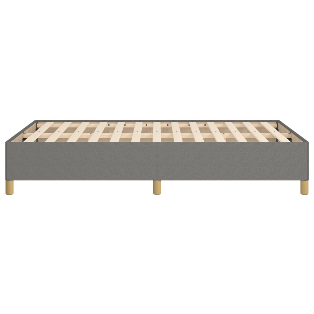 Bedframe zonder matras 120x190 cm stof donkergrijs is nu te koop bij PeponiXL, paradijselijk wonen!