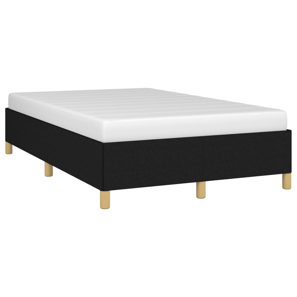 Bedframe zonder matras 120x190 cm stof zwart is nu te koop bij PeponiXL, paradijselijk wonen!