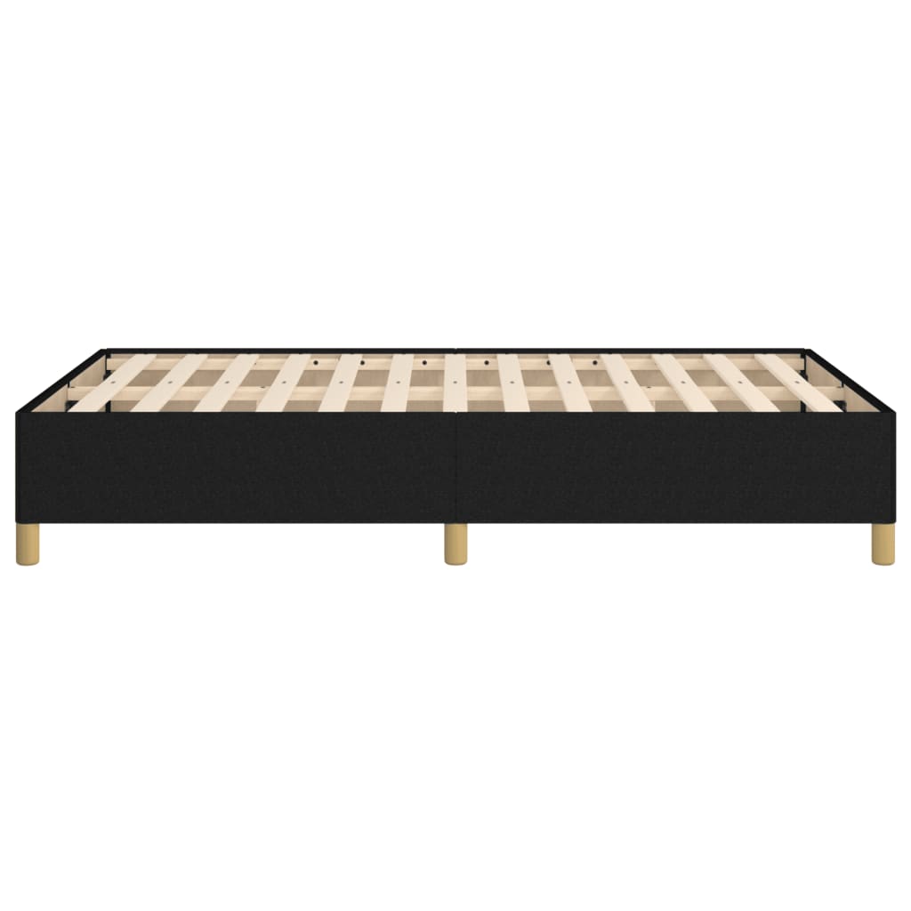 Bedframe zonder matras 120x190 cm stof zwart is nu te koop bij PeponiXL, paradijselijk wonen!