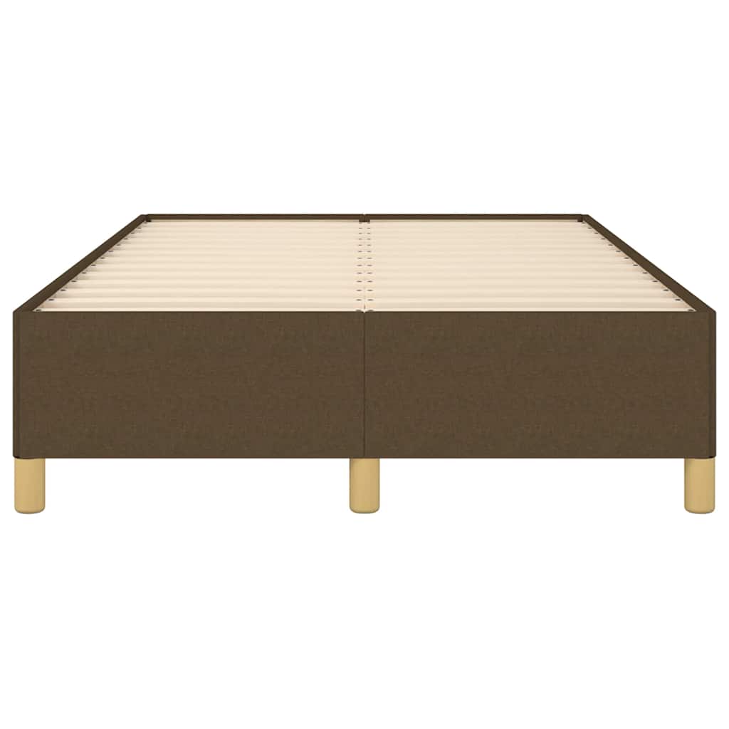 Bedframe zonder matras 120x190 cm stof donkerbruin is nu te koop bij PeponiXL, paradijselijk wonen!