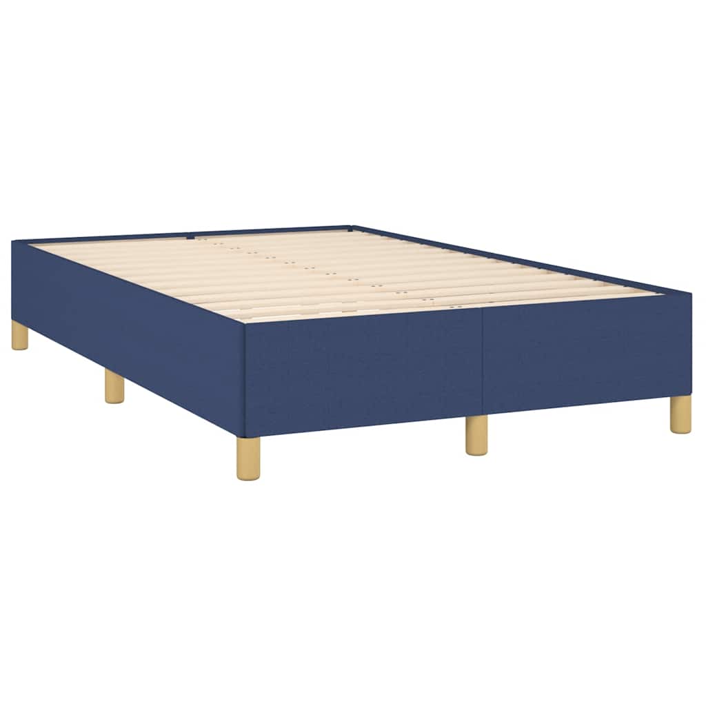 Bedframe zonder matras 120x190 cm stof blauw is nu te koop bij PeponiXL, paradijselijk wonen!