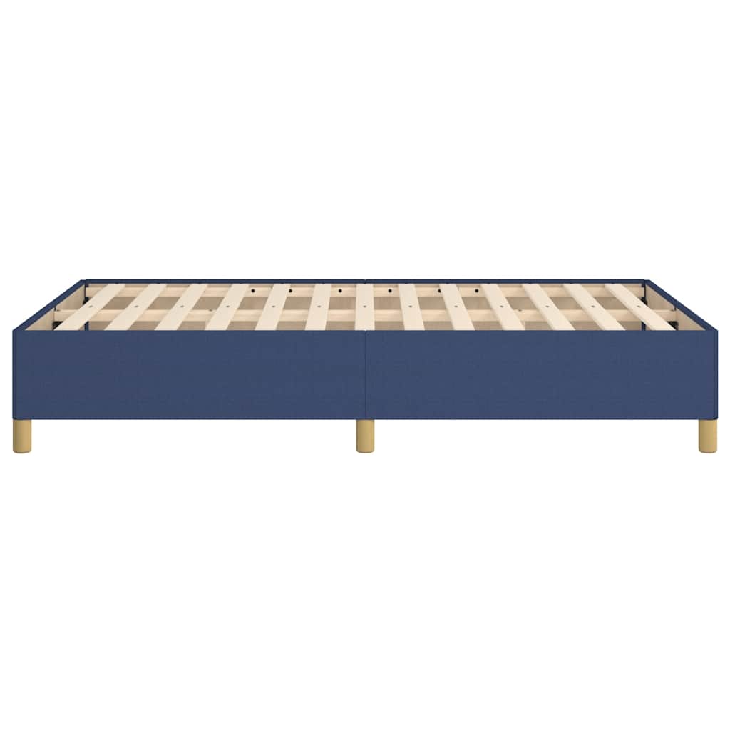 Bedframe zonder matras 120x190 cm stof blauw is nu te koop bij PeponiXL, paradijselijk wonen!