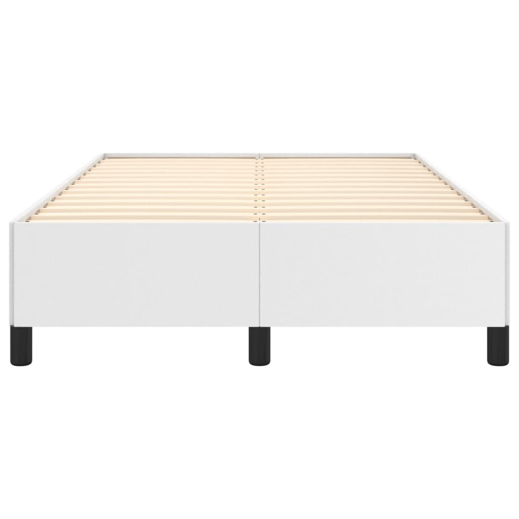 Bedframe zonder matras 120x190 cm kunstleer wit is nu te koop bij PeponiXL, paradijselijk wonen!