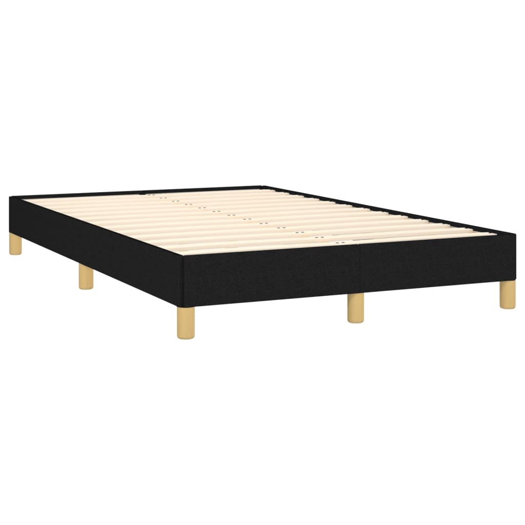Boxspring met matras stof zwart 120x190 cm is nu te koop bij PeponiXL, paradijselijk wonen!