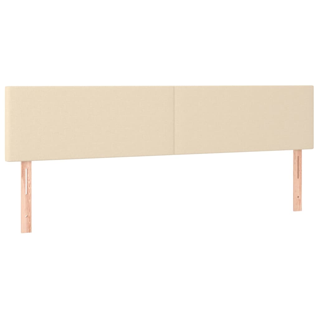 Boxspring met matras stof crèmekleurig 120x190 cm is nu te koop bij PeponiXL, paradijselijk wonen!