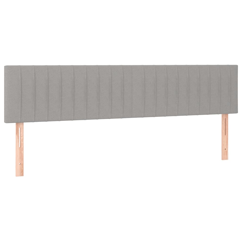 Boxspring met matras stof lichtgrijs 120x190 cm is nu te koop bij PeponiXL, paradijselijk wonen!