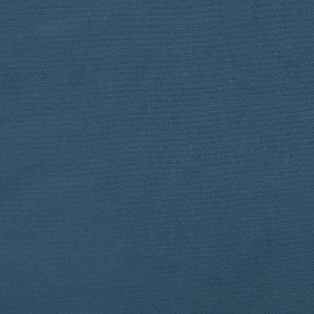 Boxspring met matras fluweel donkerblauw 120x190 cm is nu te koop bij PeponiXL, paradijselijk wonen!