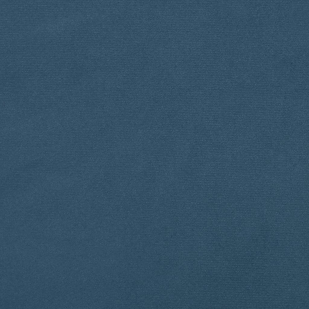 Boxspring met matras fluweel donkerblauw 120x190 cm is nu te koop bij PeponiXL, paradijselijk wonen!