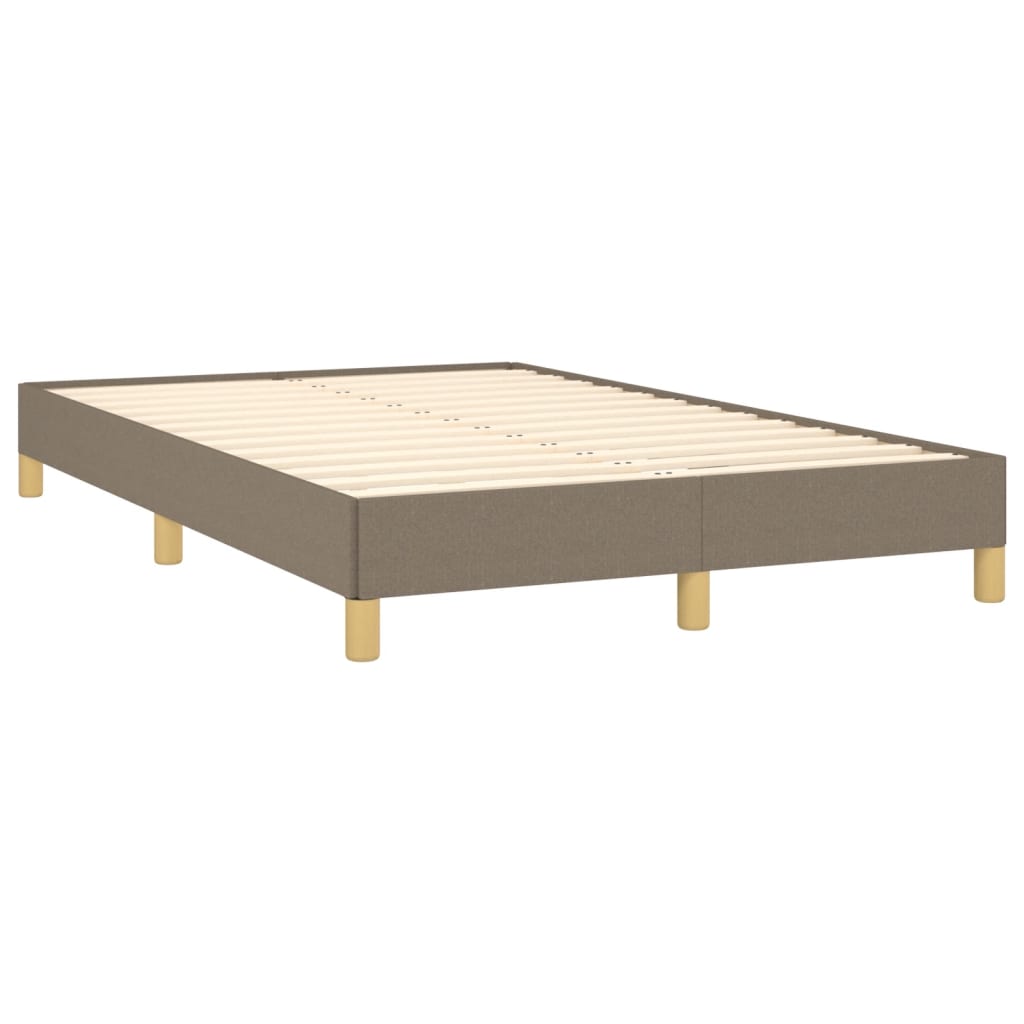 Boxspring met matras en LED stof taupe 120x190 cm is nu te koop bij PeponiXL, paradijselijk wonen!