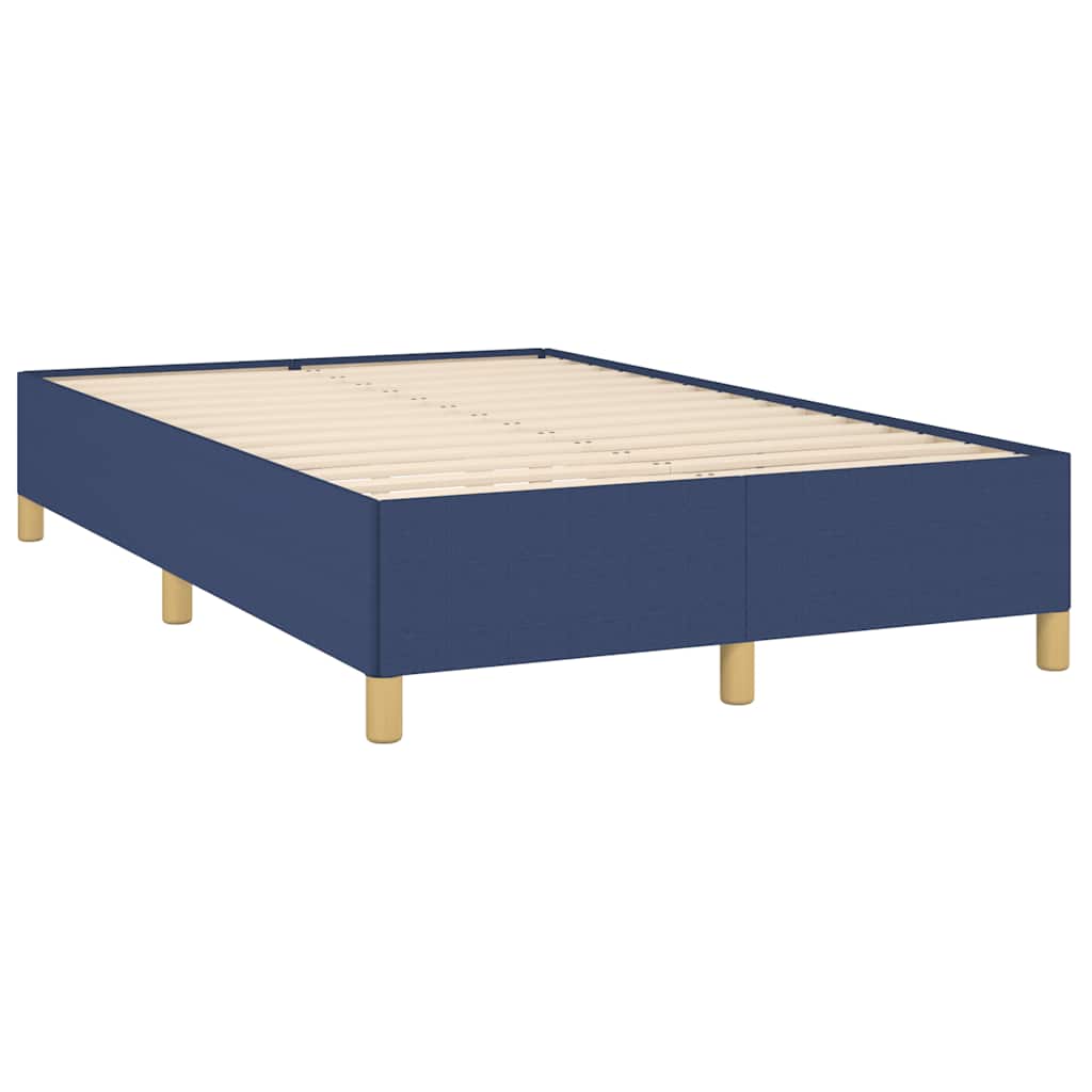 Boxspring met matras en LED stof blauw 120x190 cm is nu te koop bij PeponiXL, paradijselijk wonen!