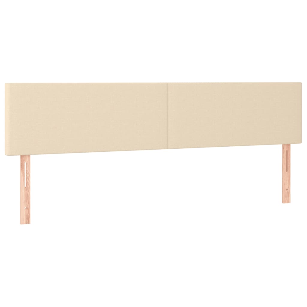Boxspring met matras stof crèmekleurig 120x190 cm is nu te koop bij PeponiXL, paradijselijk wonen!