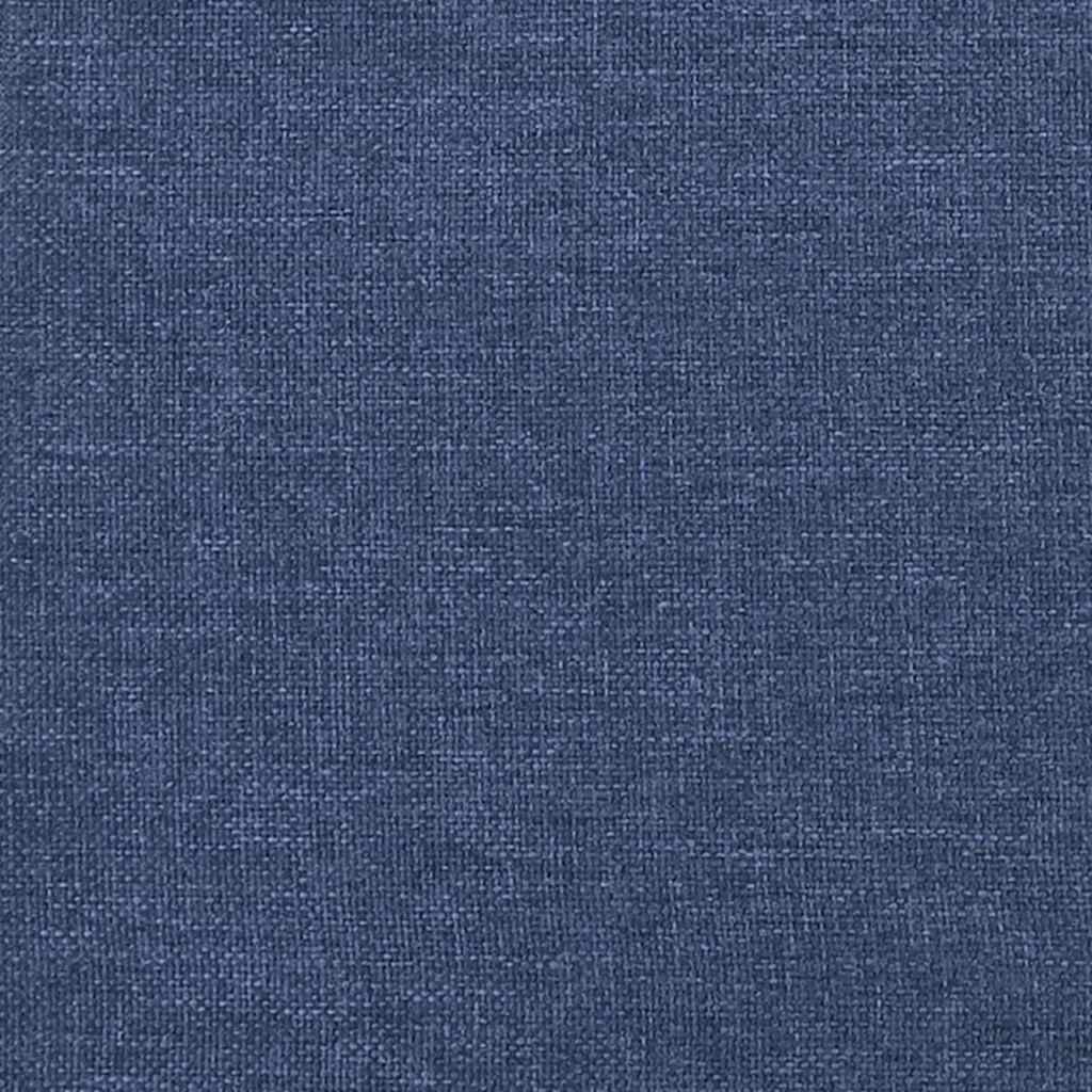 Boxspring met matras stof blauw 120x190 cm is nu te koop bij PeponiXL, paradijselijk wonen!