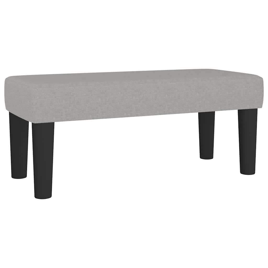 Boxspring met matras stof lichtgrijs 120x190 cm is nu te koop bij PeponiXL, paradijselijk wonen!