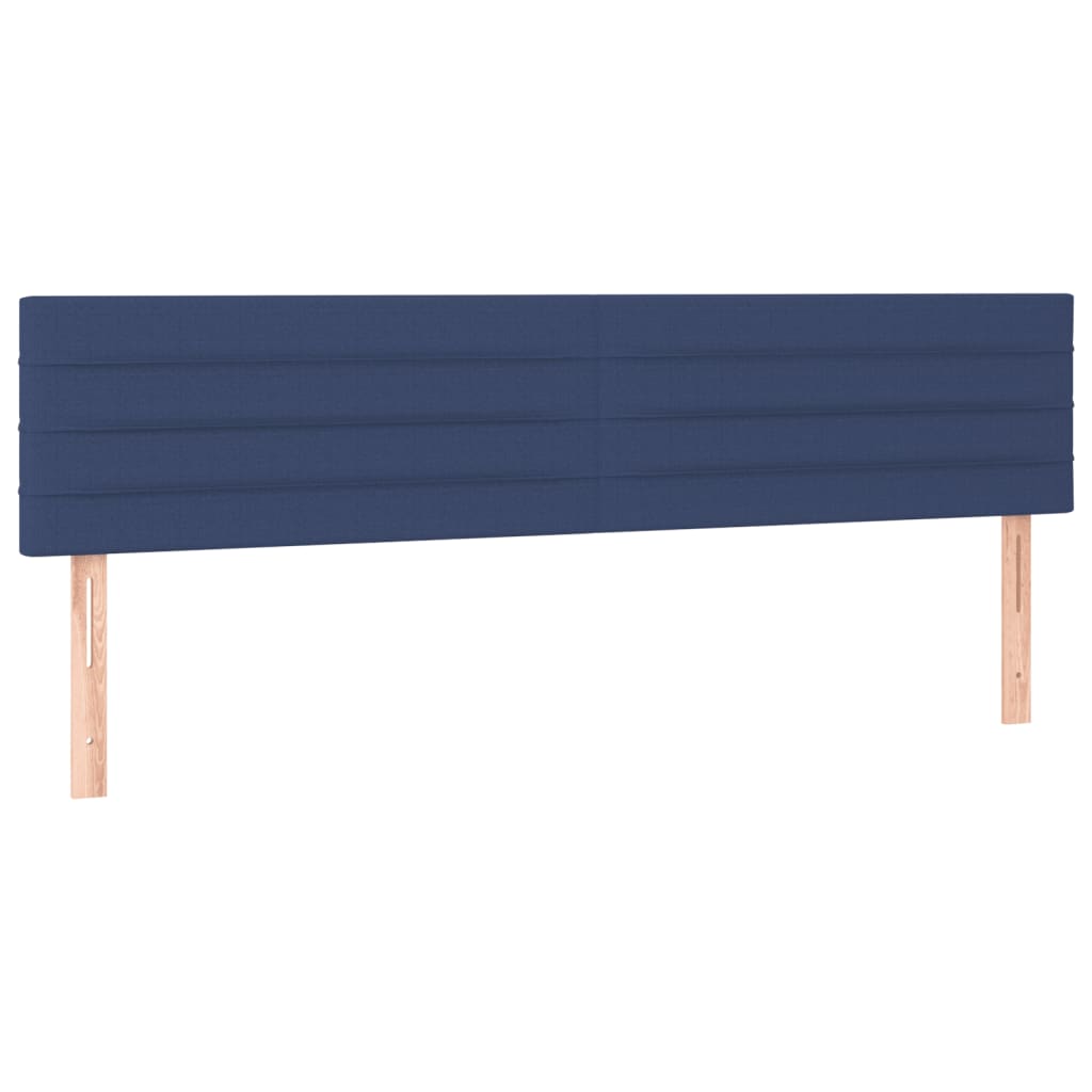 Boxspring met matras stof blauw 120x190 cm is nu te koop bij PeponiXL, paradijselijk wonen!