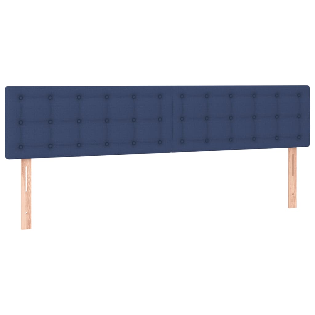 Boxspring met matras stof blauw 120x190 cm is nu te koop bij PeponiXL, paradijselijk wonen!