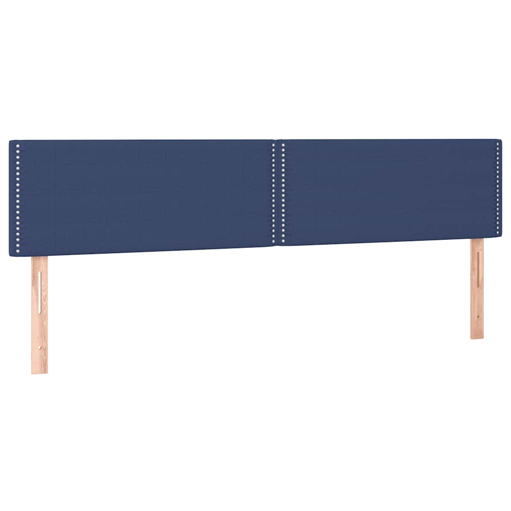 Boxspring met matras stof blauw 120x190 cm is nu te koop bij PeponiXL, paradijselijk wonen!