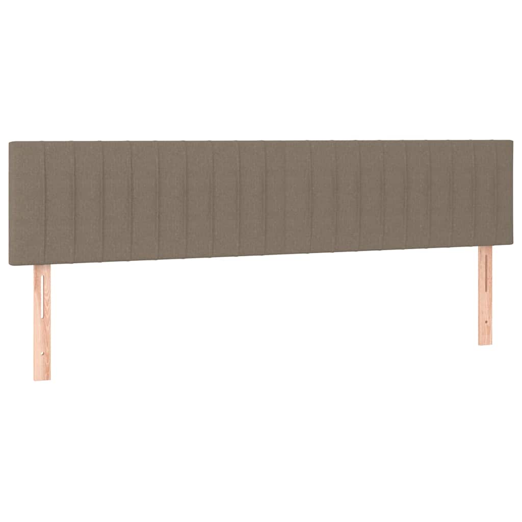 Boxspring met matras stof taupe 120x190 cm is nu te koop bij PeponiXL, paradijselijk wonen!