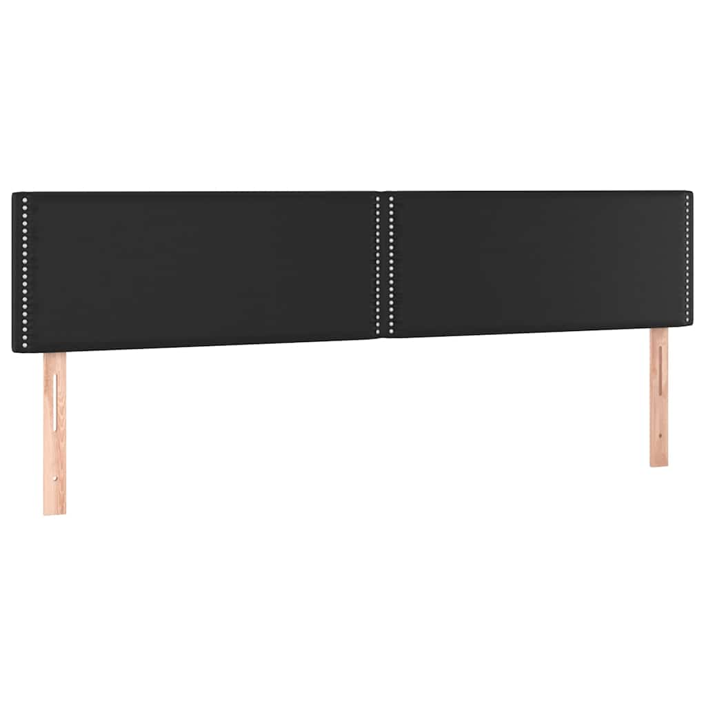 Boxspring met matras kunstleer zwart 120x190 cm is nu te koop bij PeponiXL, paradijselijk wonen!