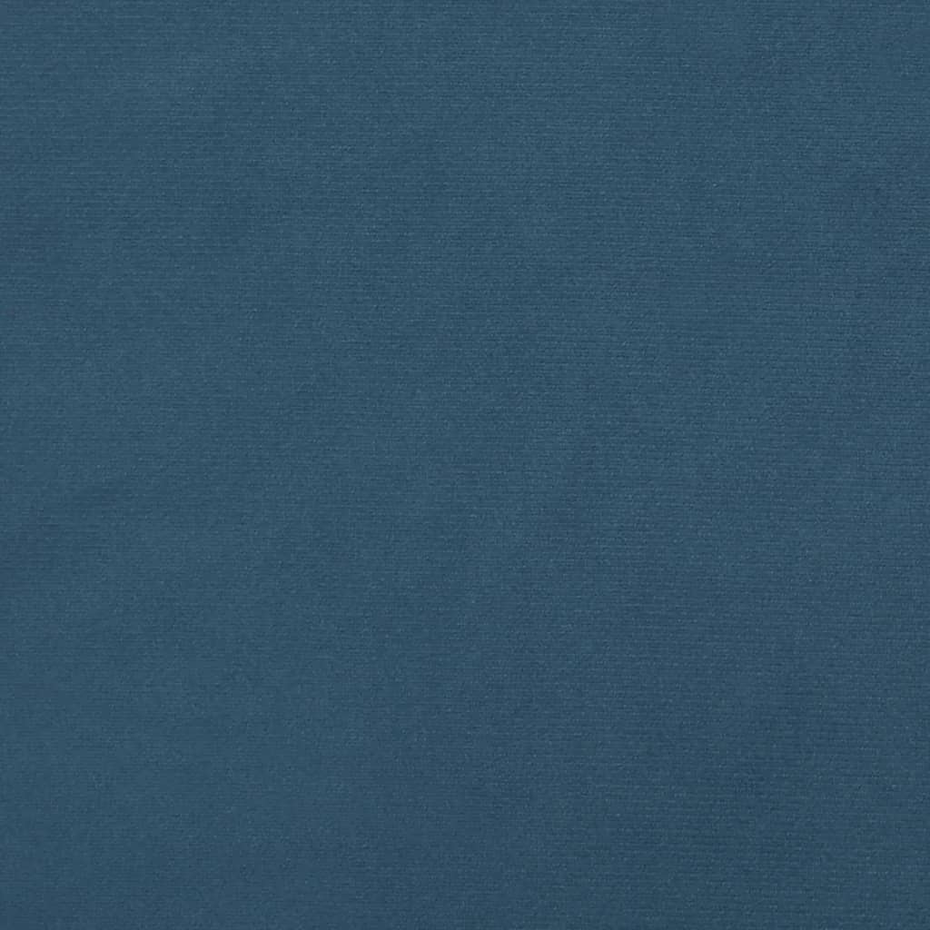 Boxspring met matras fluweel donkerblauw 120x190 cm is nu te koop bij PeponiXL, paradijselijk wonen!